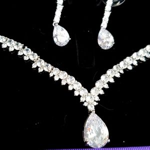Queen Swarovski Luxury Bridal Jewelry Set